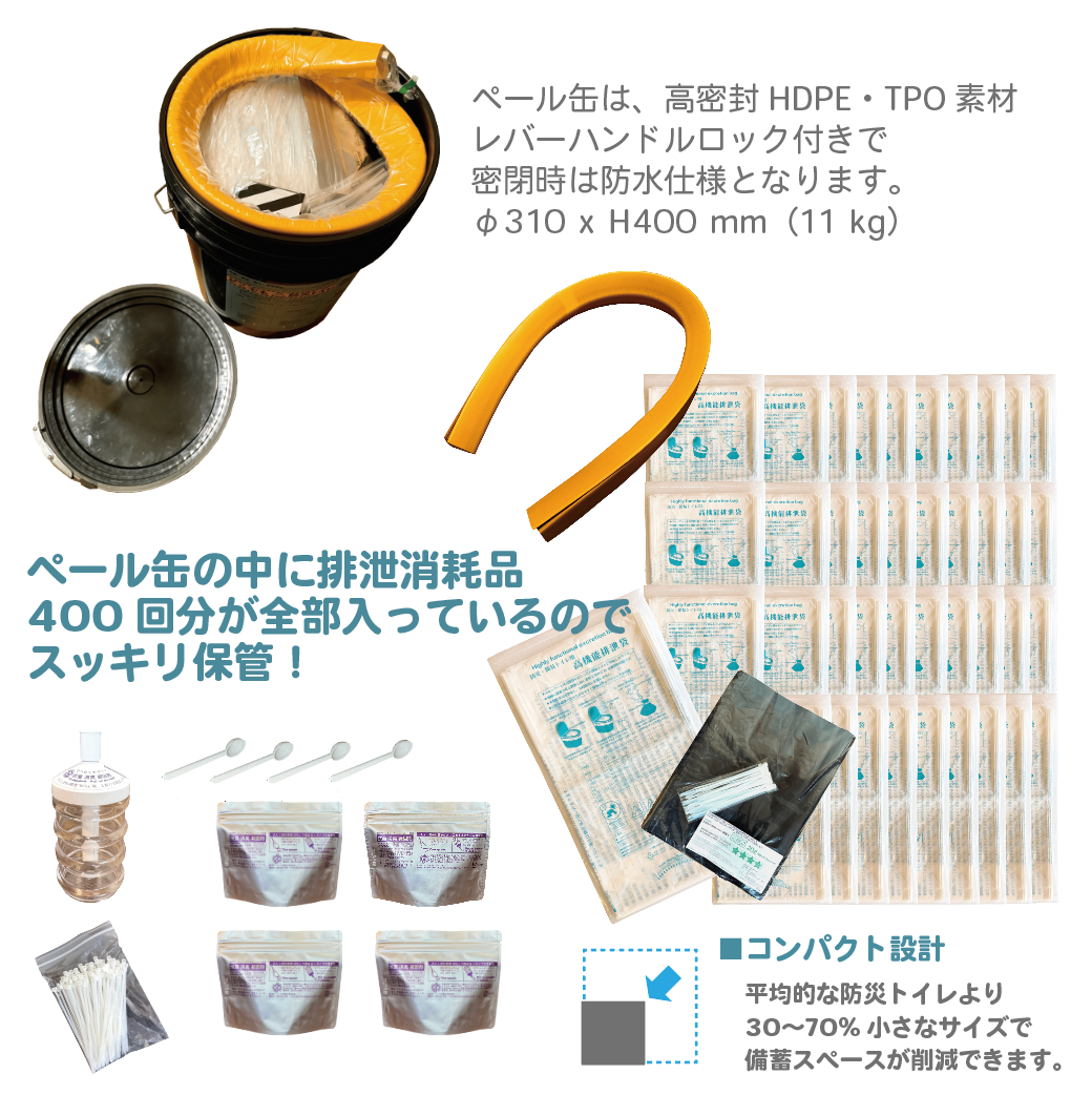 どこでも防災トイレ400